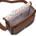 B40268 Tartan Colour Handcrafted Harris Tweed Saddle Bag Inside Gaelsong