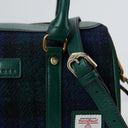 B40270 BLACKWATCH TARTAN Colour Handmade Genuine Harris Tweed Duffle Bag- Medium Strap View Gaelsong
