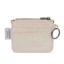 B40271 ISLANDER TARTAN Colour Handwoven Harris Tweed Zip Card Wallet Back Side View Gaelsong
