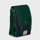 B40273 BLACKWATCH TARTAN Colour Handmade Ladies Harris Tweed Crossbody Bag- Mini Side View Gaelsong

