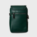 B40273 BLACKWATCH TARTAN Colour Handmade Ladies Harris Tweed Crossbody Bag- Mini Back Side View Gaelsong
