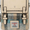B40273 ISLANDER TARTAN Colour Handmade Ladies Harris Tweed Crossbody Bag- Mini Closeup View Gaelsong
