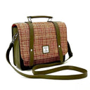 B40275 Handcrafted Mini Harris Tweed Messenger Bag Maple Gaelsong
