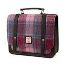 B40275 Handcrafted Mini Harris Tweed Messenger Bag Pastel Pink Gaelsong
