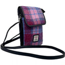B40277 Women's Harris Tweed Mini Crossbody Bag Pastel Pink Gaelsong
