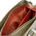 B40279 Ladies Scottish Harris Tweed Handbag Maple Inside Pocket View Gaelsong
