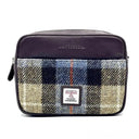 B40280 Genuine Harris Tweed Camera Bag Blue Brown Gaelsong

