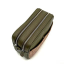 B40280 Genuine Harris Tweed Camera Bag Maple Zip Close Up Gaelsong