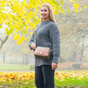B40280 Genuine Harris Tweed Camera Bag Maple Lifestyle Gaelsong
