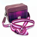 B40280 Genuine Harris Tweed Camera Bag Purple Gaelsong
