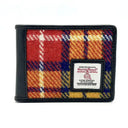 B40281 Men's Handwoven Harris Tweed Bifold Coin Wallet Saffron Gaelsong
