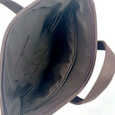 B40284 Large Handcrafted Harris Tweed Travel Bag Blue Brown Inside View Gaelsong

