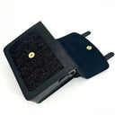 B40285 Small Handwoven Messenger Bag for Women Charcoal Opened Gaelsong
