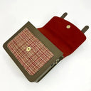 B40285 Small Handwoven Messenger Bag for Women Maple Opened Gaelsong

