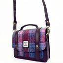 B40285 Small Handwoven Messenger Bag for Women Pastel Pink With Strap Gaelsong
