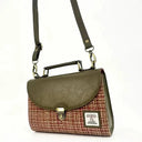 B40286 Handmade Genuine Harris Tweed Mini Bag Maple Gaelsong
