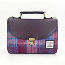B40286 Handmade Genuine Harris Tweed Mini Bag Pastel Pink Gaelsong
