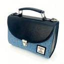 B40286 Handmade Genuine Harris Tweed Mini Bag Sky Blue Gaelsong
