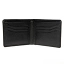 B40287 Genuine Harris Tweed Bifold Wallet for Men Country Green Inside View Gaelsong
