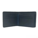 B40288 Harris Tweed Trifold Wallet With Coin Pocket Country Green Inside View Gaelsong