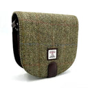 B40289 Harris Tweed Handmade Crossbody Bag Country Green Gaelsong
