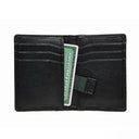 B40291 Harris Tweed Slim Card Holder Charcoal Inside View  Gaelsong
