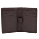 B40291 Harris Tweed Slim Card Holder Country Green Inside View Gaelsong
