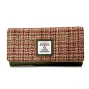 B40292 Women's Handmade Harris Tweed Long Wallet Maple Gaelsong
