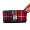 B40292 Women's Handmade Harris Tweed Long Wallet Saffron Gaelsong
