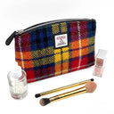 B40293 Handwoven Harris Tweed Cosmetic Bag Saffron Gaelsong
