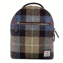 B40294 Handcrafted Genuine Harris Tweed Rucksack Blue Brown  Gaelsong
