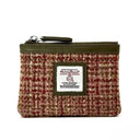 B40298 Handcrafted Harris Tweed Coin Purse Maple Gaelsong

