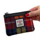B40298 Handcrafted Harris Tweed Coin Purse Saffron Gaelsong
