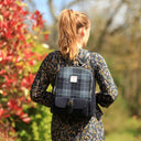 B40301GREYBLK Genuine Harris Tweed Naver Backpack Shop online On Gaelsong
