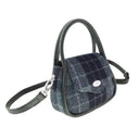 Ladies Mini Harris Tweed Buchan Bag Grey Gaelsong