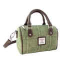Mini Harris Tweed Plaid Bowling Bag Green Gaelsong