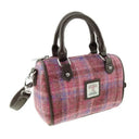 Mini Harris Tweed Plaid Bowling Bag