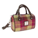 Mini Harris Tweed Plaid Bowling Bag