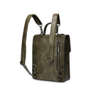 Genuine Harris Tweed Backpack with Matching Wallet Set Chesnut Back View Gaelsong