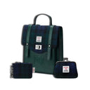 Genuine Harris Tweed Backpack with Matching Wallet Set 4 Blackwatch Gaelsong