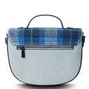 Authentic Harris Tweed Purse with Matching Mini Wallet Blue Back set 2 Gaelsong