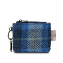 Ladies Harris Tweed Shoulder Bag with Matching Wallet Blue  Gaelsong
