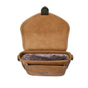 Ladies Harris Tweed Shoulder Bag with Matching Wallet Blue Inside Gaelsong