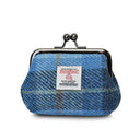 Ladies Harris Tweed Shoulder Bag with Matching Wallet Blue  Gaelsong