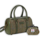 Traditional Harris Tweed Bag and Purse Matching Set 3 Chesnut Herringbone Gaelsong