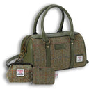 Traditional Harris Tweed Bag and Purse Matching Set 4 Chesnut Herringbone Gaelsong