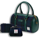 Traditional Harris Tweed Bag and Purse Matching Set 4 Blacwatch Gaelsong