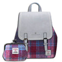 Tartan Islander Harris Tweed Backpack & Wallet Gift Set 2 Pink Gaelsong