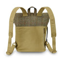 Canvas & Harris Tweed Scottish Backpack Chesnut  Back View Gaelsong