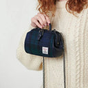 Harris Tweed & Vegan Leather Mini Doctor Bag Blackwatch Lifestyle Gaelsong